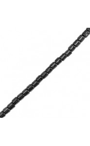 Hematite Perlen Tube 1.5mm Black